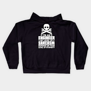 Enineer Sarcasm Kids Hoodie